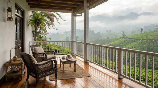 Highland colonial tea bungalow veranda