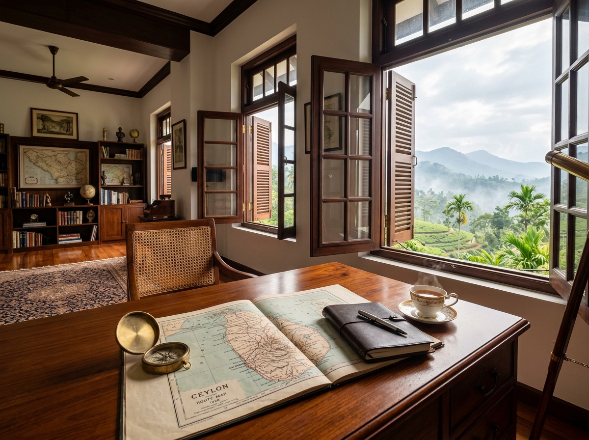 Shanaka Travels Atelier Headquarters Salon and Route Planning Desk Colombo 07
